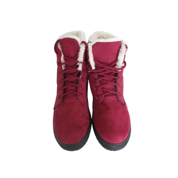 🍇SQL maroon winter boots🍇 - Picture 4 of 12